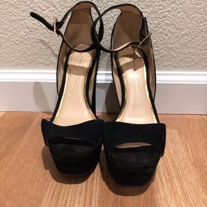 Jessica Simpson Black Platform Heel
